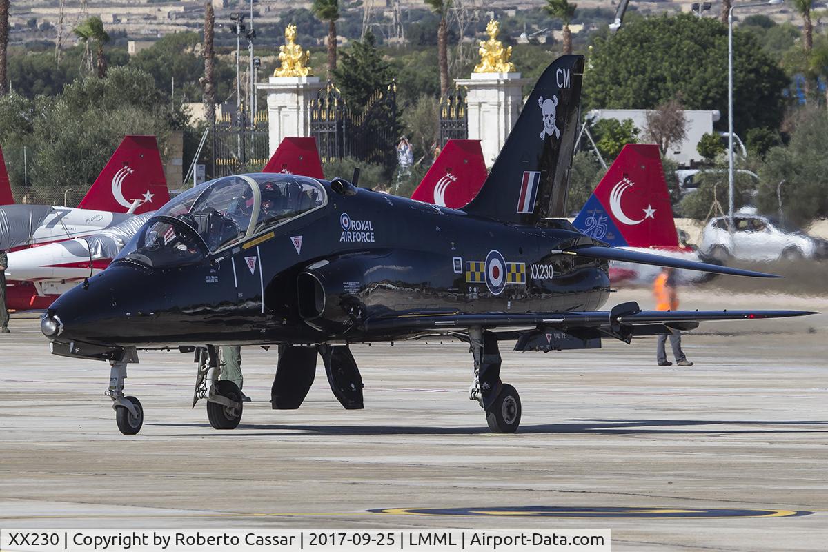 XX230, 1978 Hawker Siddeley Hawk T.1A C/N 066/312066, Malta International Airshow 2017