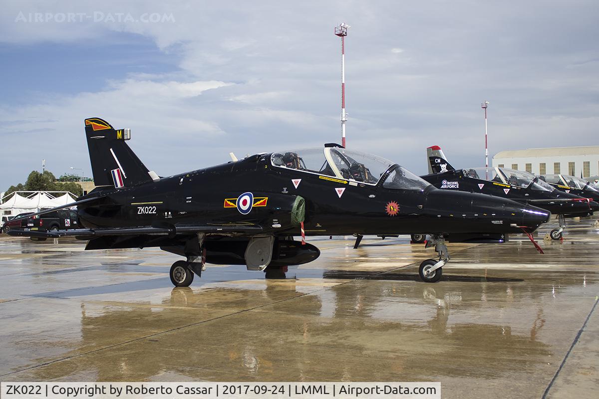 ZK022, 2009 British Aerospace Hawk T2 C/N RT013/1251, Malta International Airshow 2017