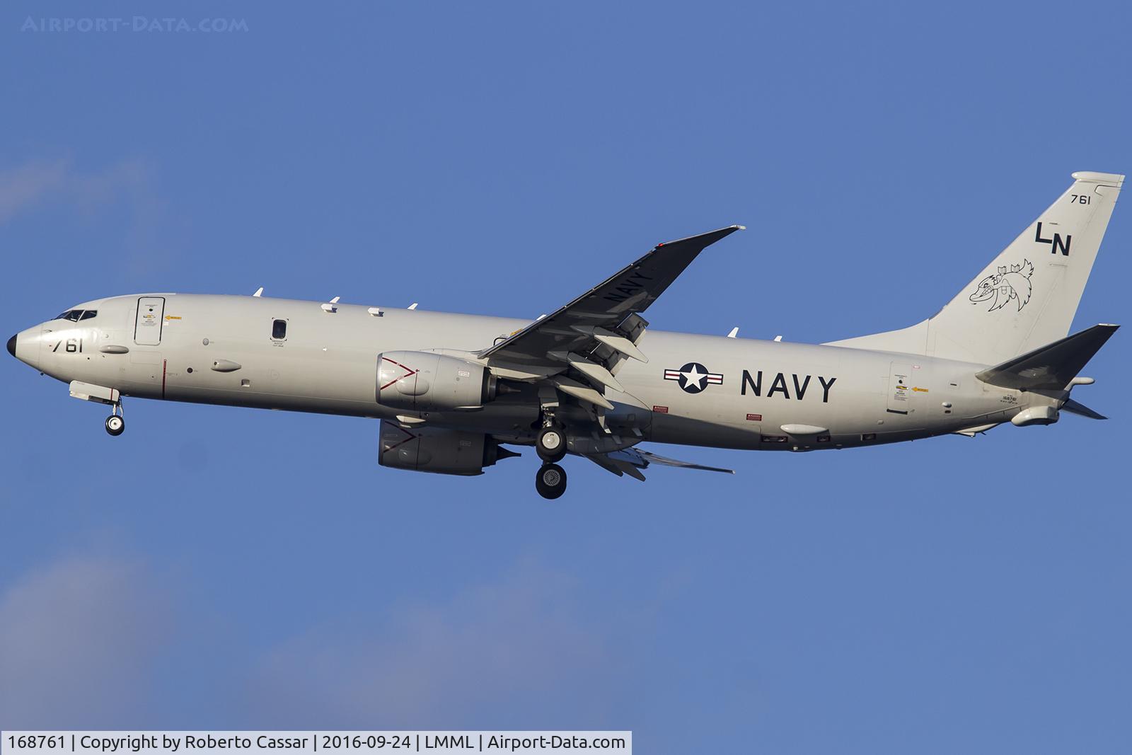 168761, 2015 Boeing P-8A Poseidon C/N 42257/4938, Malta International Airshow 2016