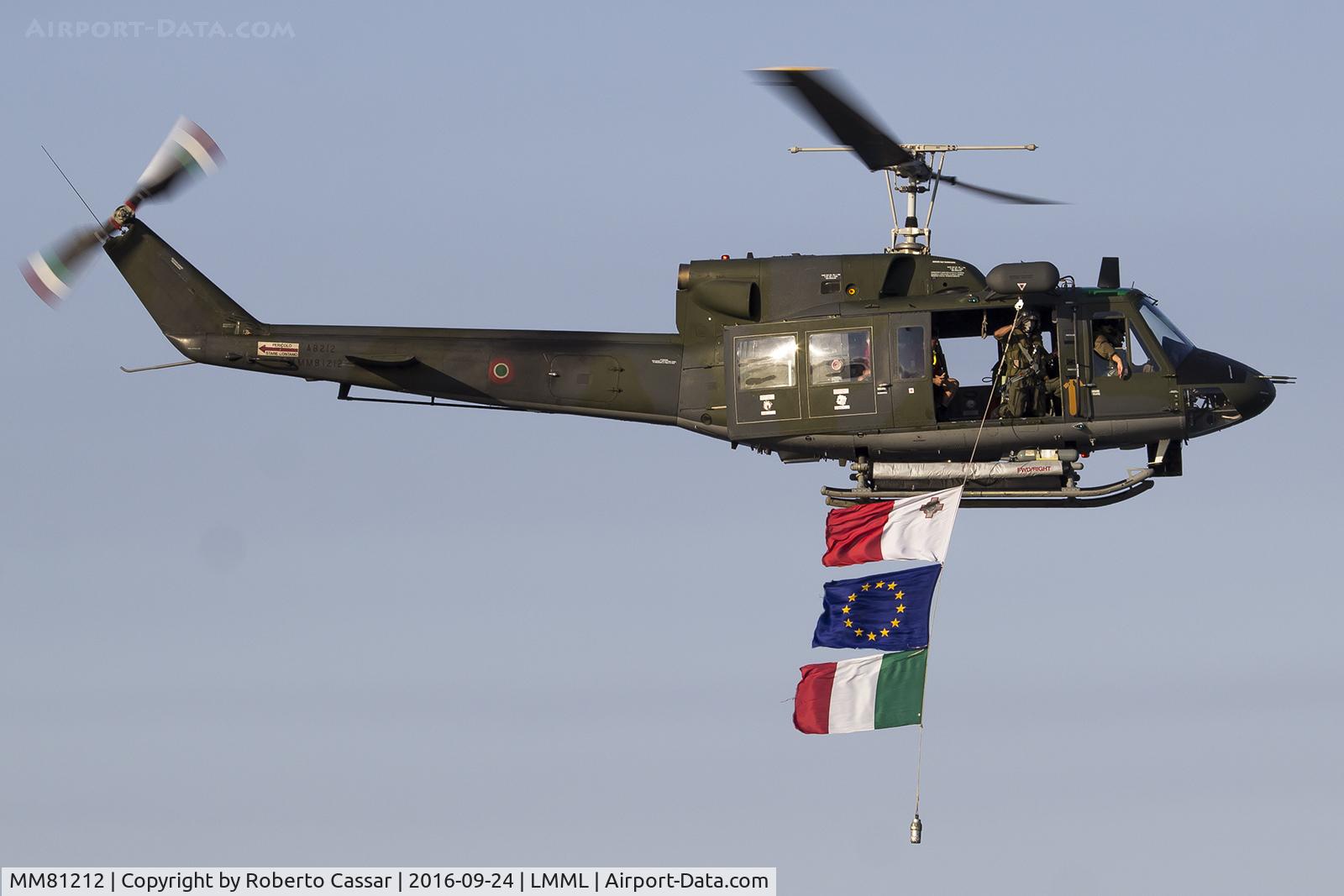 MM81212, Agusta AB-212AM C/N 5827, Malta International Airshow 2016