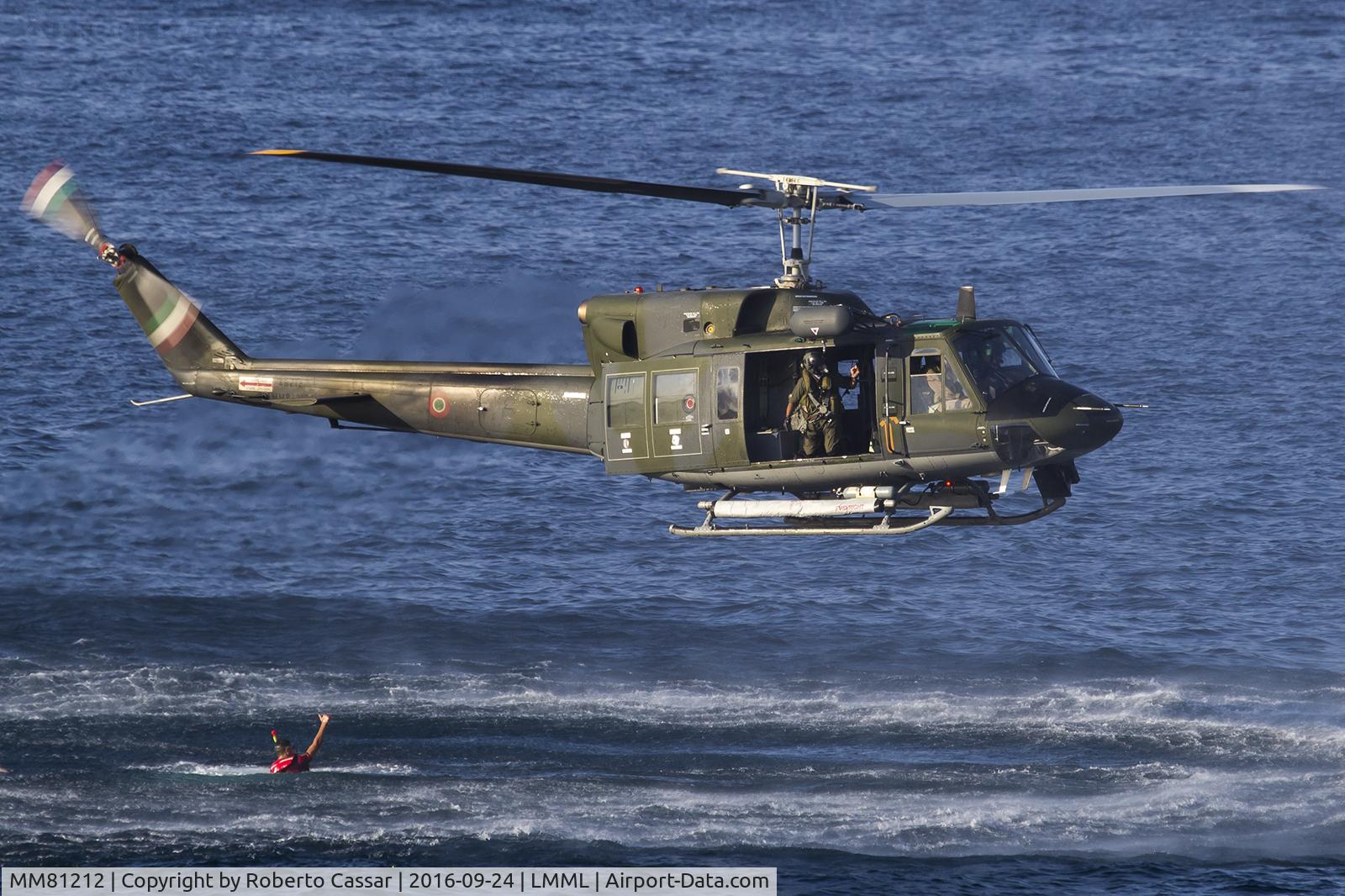 MM81212, Agusta AB-212AM C/N 5827, Malta International Airshow 2016