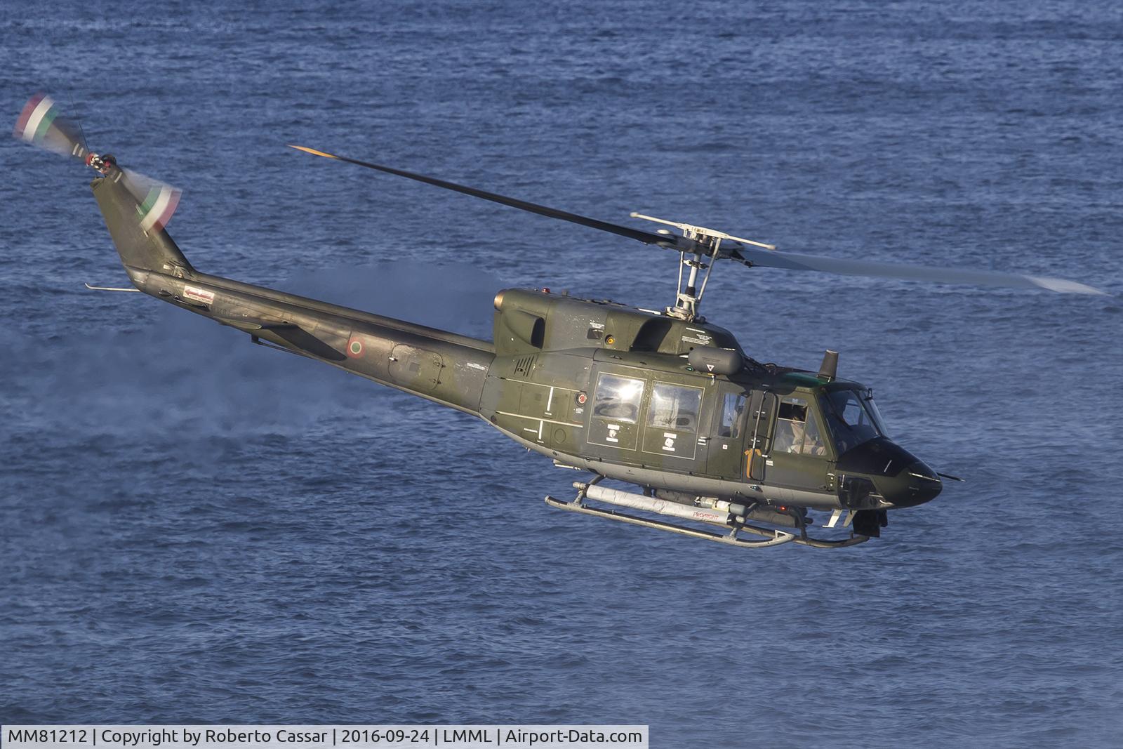 MM81212, Agusta AB-212AM C/N 5827, Malta International Airshow 2016