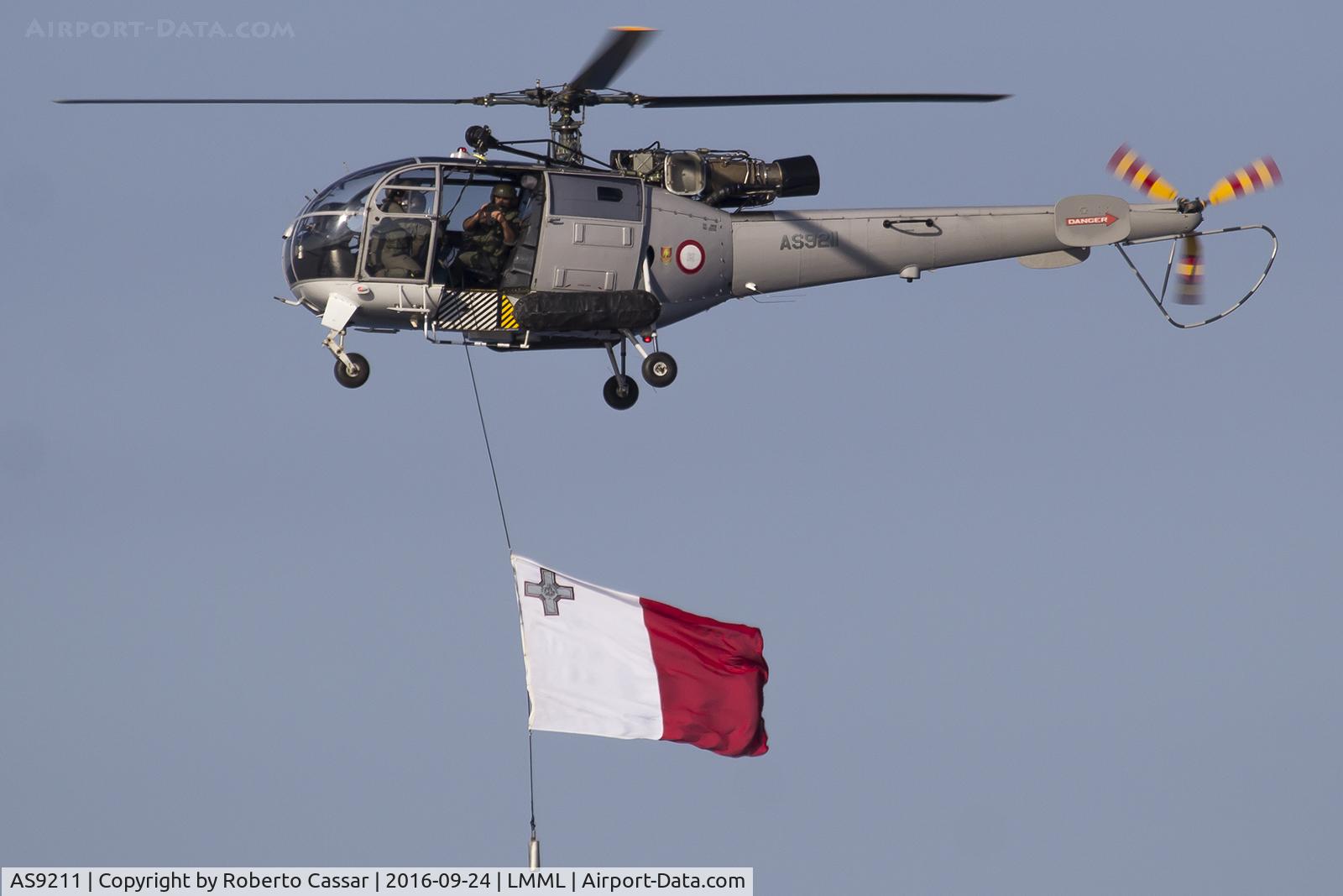 AS9211, Aerospatiale SA-316B Alouette III C/N 2295, Malta International Airshow 2016