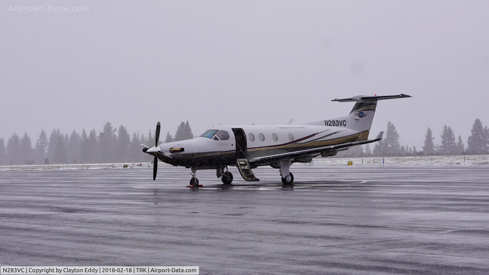 N283VC, 2005 Pilatus PC-12/45 C/N 679, Truckee Airport California 2018.