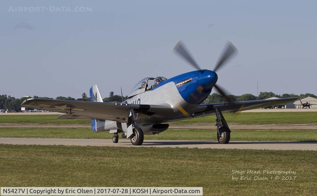N5427V, 1944 North American F-51D Mustang C/N 44-72942, Petie 2nd at Airventure