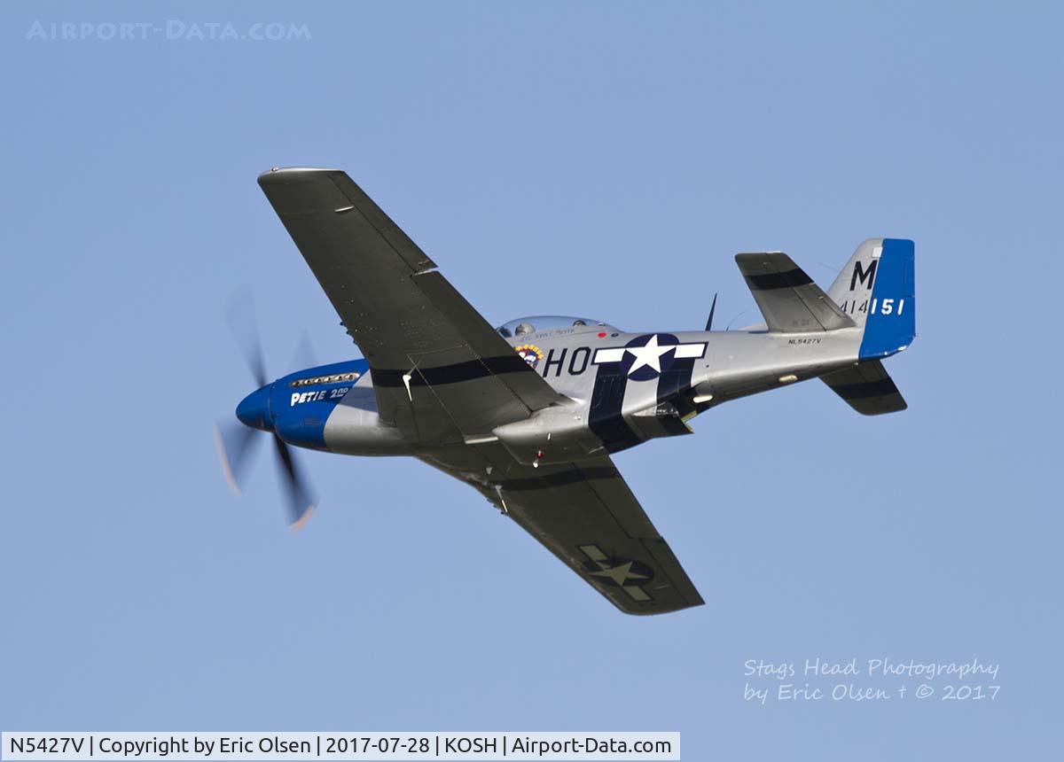 N5427V, 1944 North American F-51D Mustang C/N 44-72942, Petie 2nd at Airventure