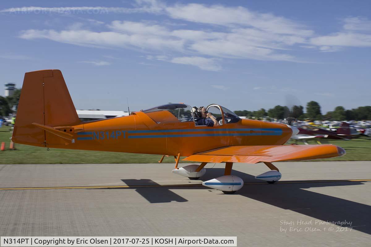 N314PT, 2006 Vans RV-9A C/N 90489, RV-9A taxing to it's spot at Airventure