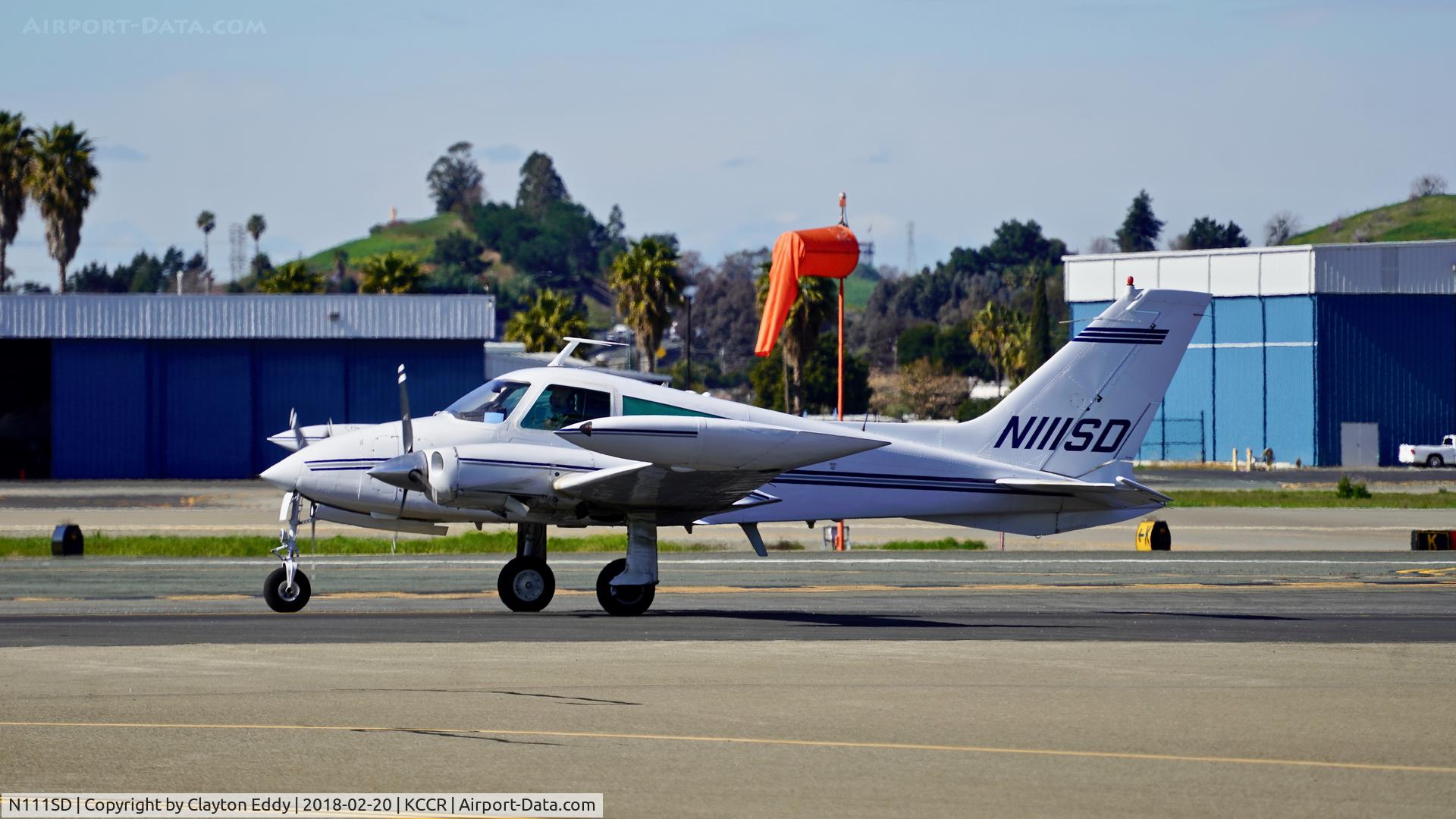 N111SD, 1969 Cessna T-310P C/N 310P0200, Buchanan Field Concord California 2018.