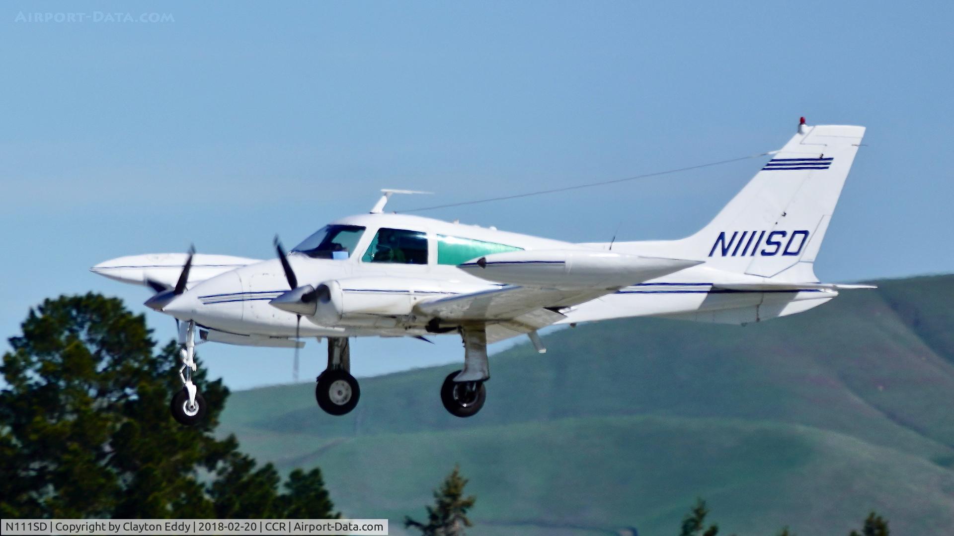 N111SD, 1969 Cessna T-310P C/N 310P0200, Buchanan Field Concord California 2018.