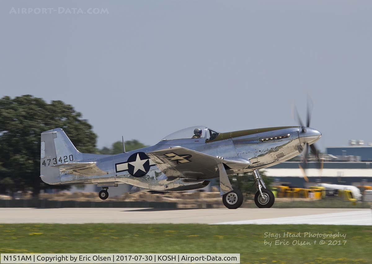 N151AM, 1944 North American P-51D Mustang C/N 122-39879, P-51D at Airventure