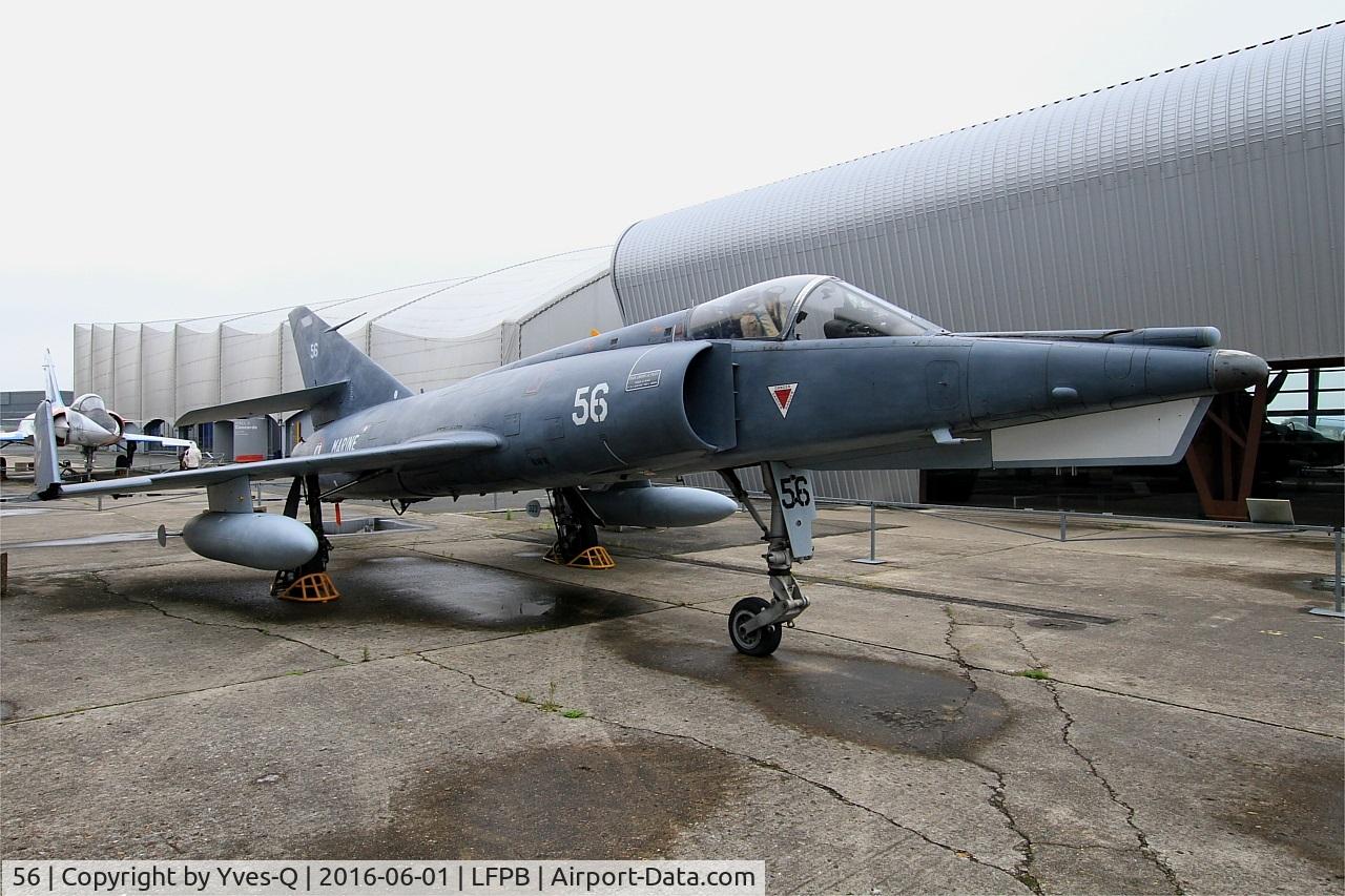 56, Dassault Etendard IV.M C/N 56, Dassault Etendard IV.M, Exibited at Air & Space Museum Paris-Le Bourget (LFPB)