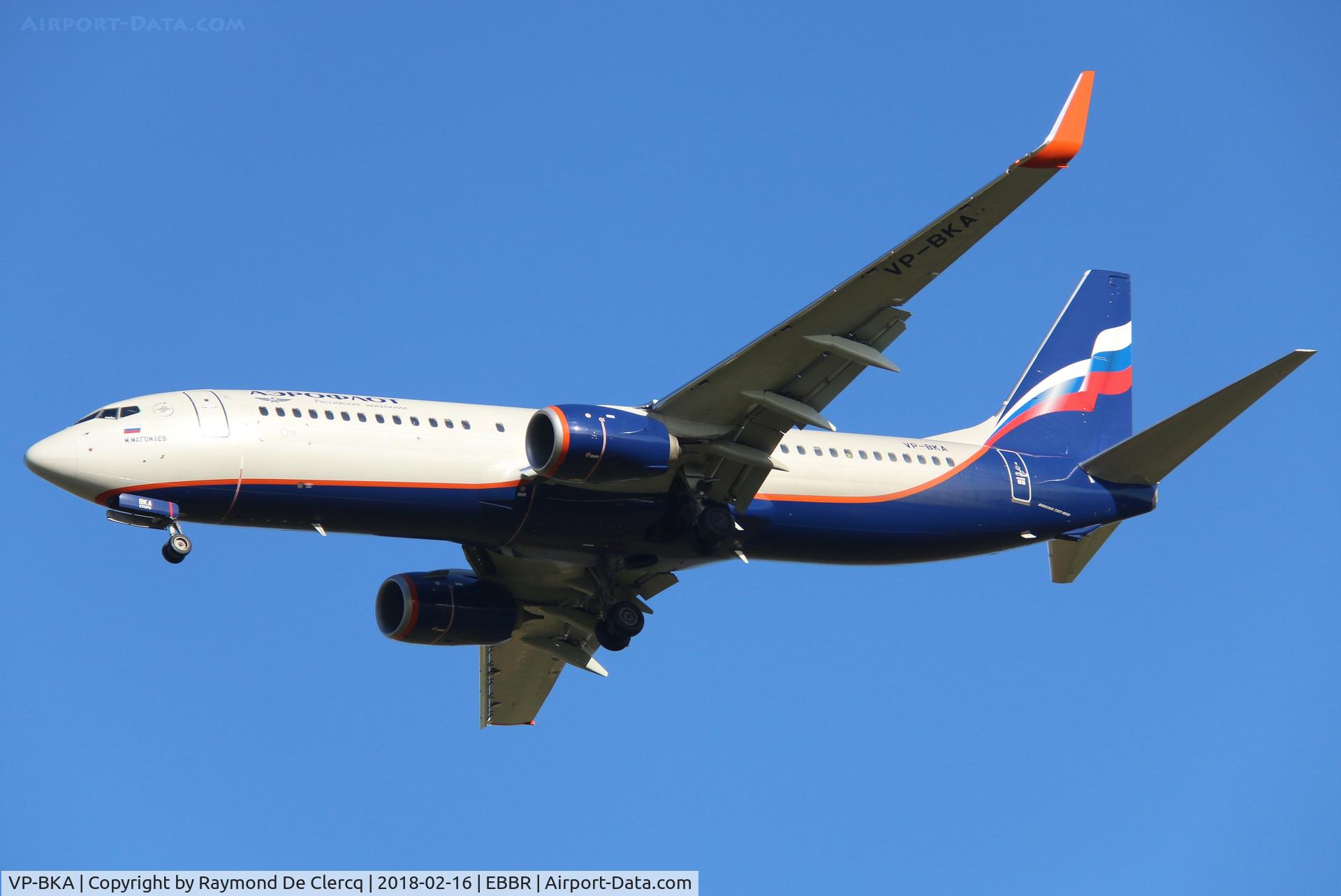 VP-BKA, 2017 Boeing 737-8LJ C/N 41239, Final rwy 25L