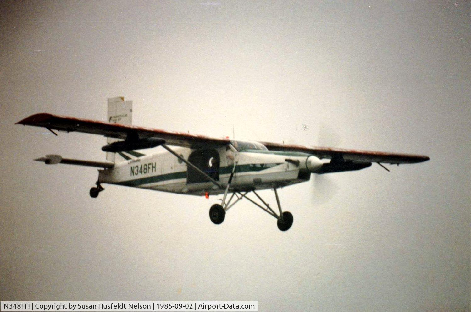 N348FH, Fairchild PC-6/B1-H2 Turbo Porter C/N 2006, I made several skydives out of this awesome aircraft in 1985 near Woodstock, IL.