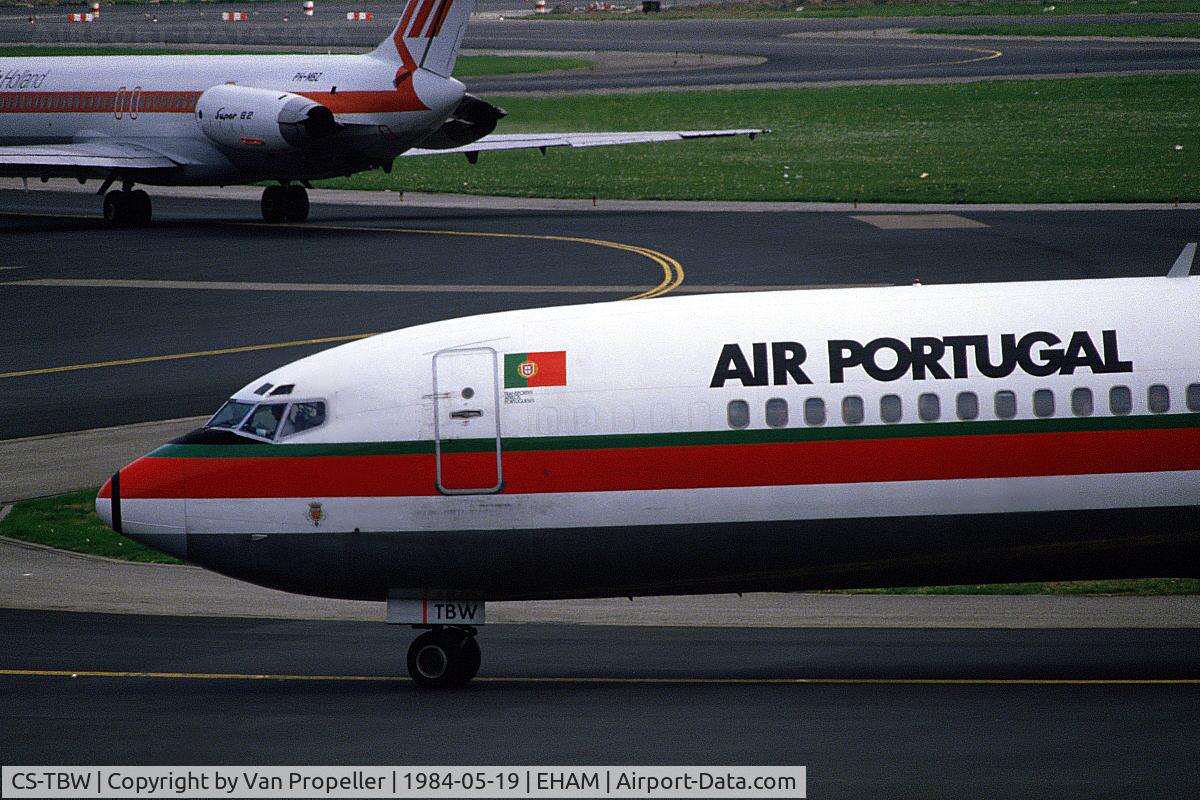 CS-TBW, 1979 Boeing 727-282 C/N 21949, TAP Air Portugal Boeing 727-282 at Schiphol airport, the Netherlands, 1984