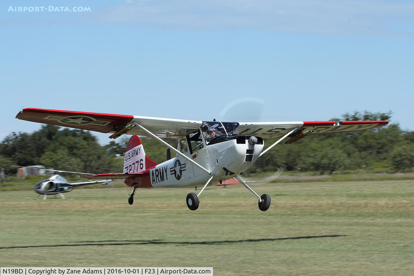 N19BD, 1971 Cessna 305B C/N 23954, At the 2016 Ranger, Texas  Fly-in