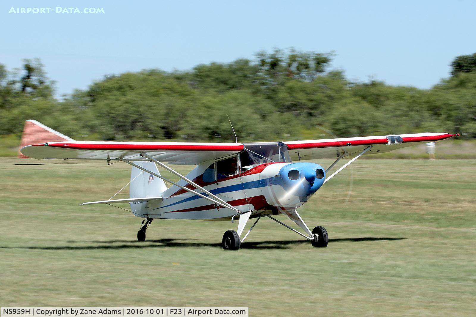 N5959H, 1949 Piper PA-16 Clipper C/N 16-582, At the 2016 Ranger, Texas  Fly-in