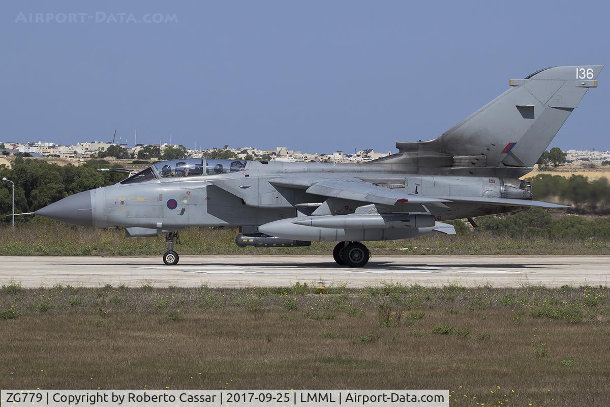 ZG779, 1992 Panavia Tornado GR.4 C/N 911/BS189/3452, Malta International Airshow 2017