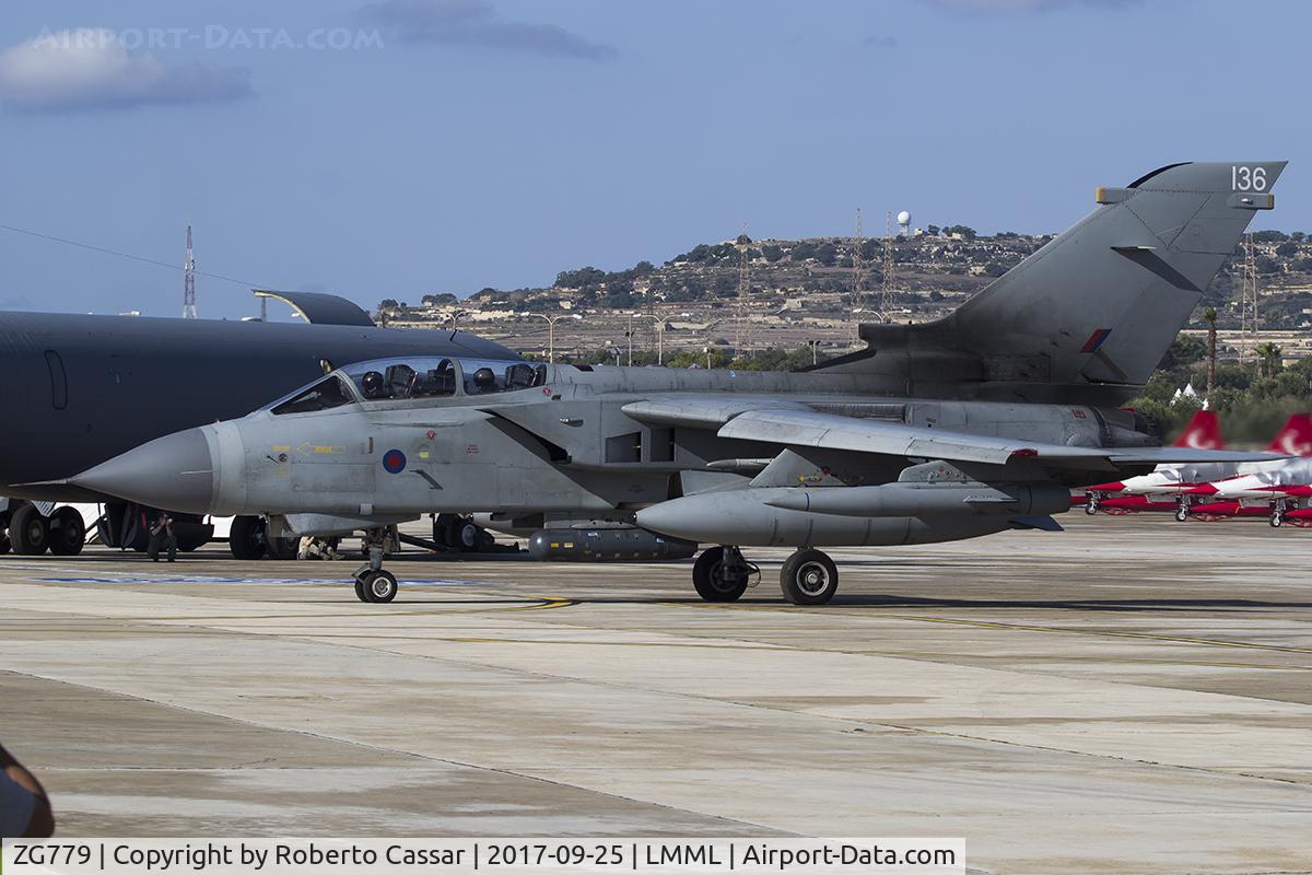 ZG779, 1992 Panavia Tornado GR.4 C/N 911/BS189/3452, Malta International Airshow 2017