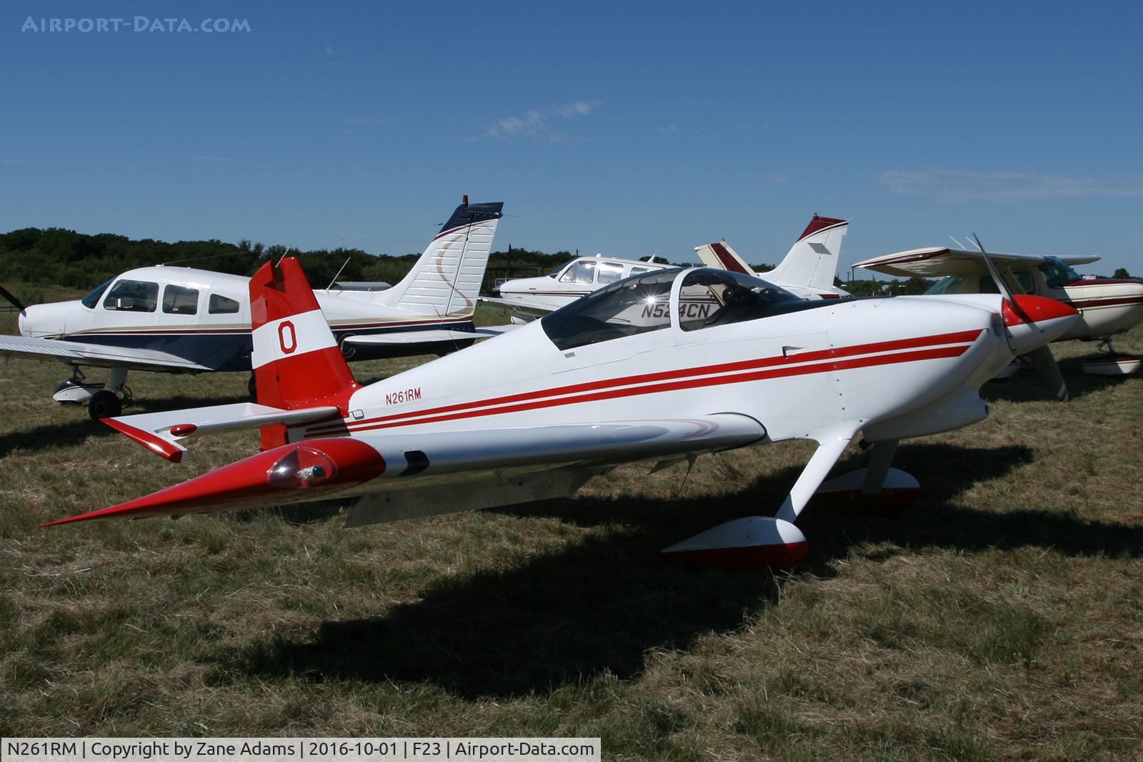 N261RM, Vans RV-9 C/N 91507, At the 2016 Ranger, Texas Fly-in