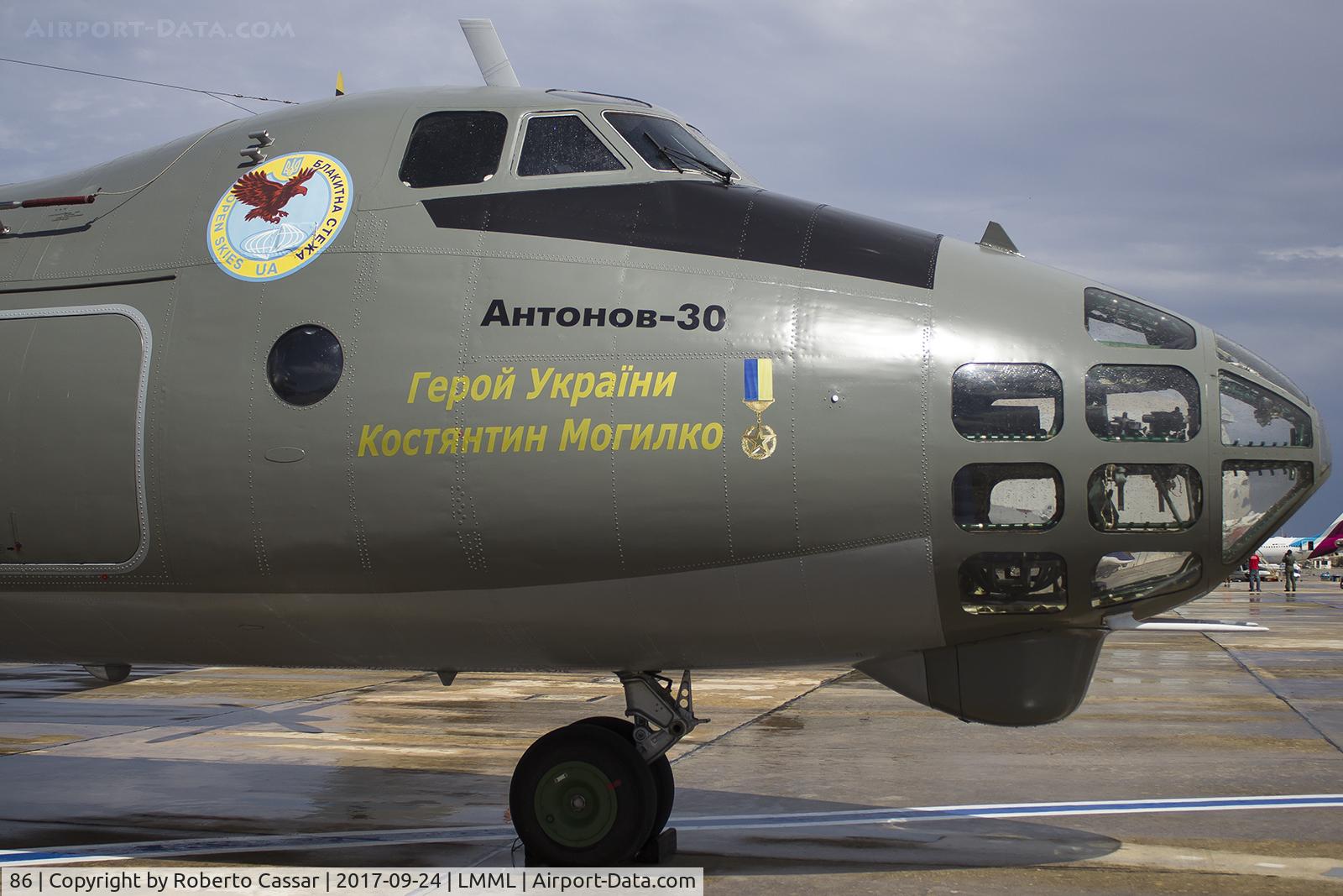 86, Antonov An-30 C/N 0602, Malta International Airshow 2017