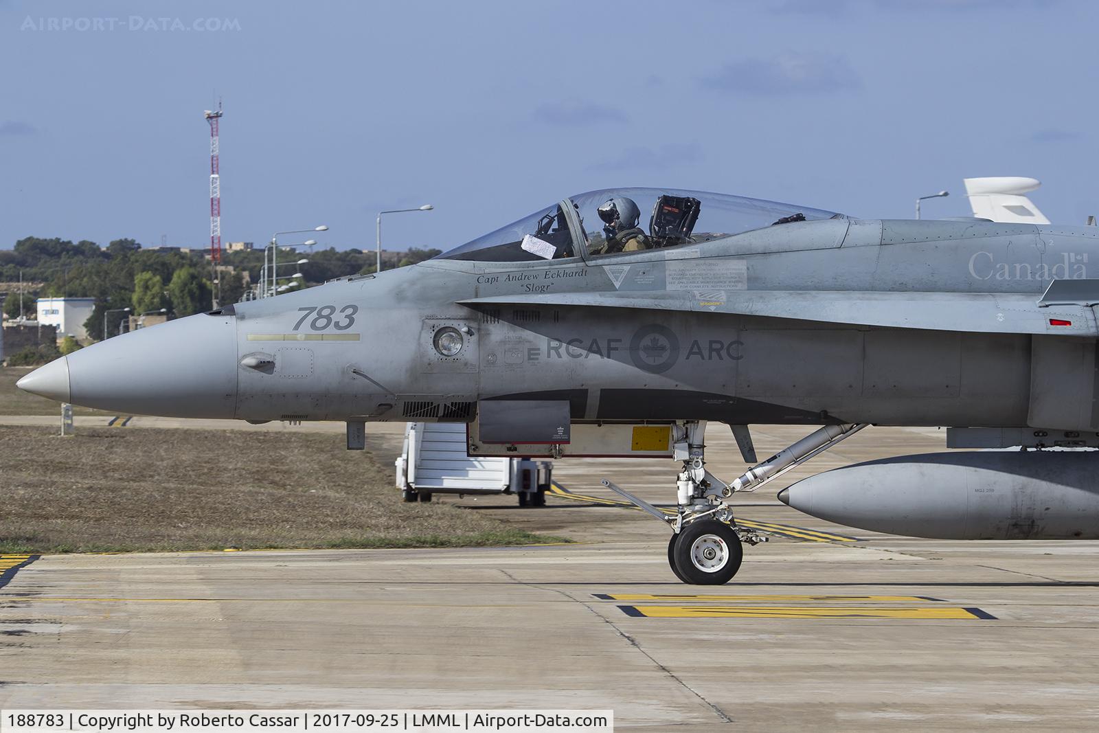 188783, 1987 McDonnell Douglas CF-188A Hornet C/N 0567/A474, Malta International Airshow 2017