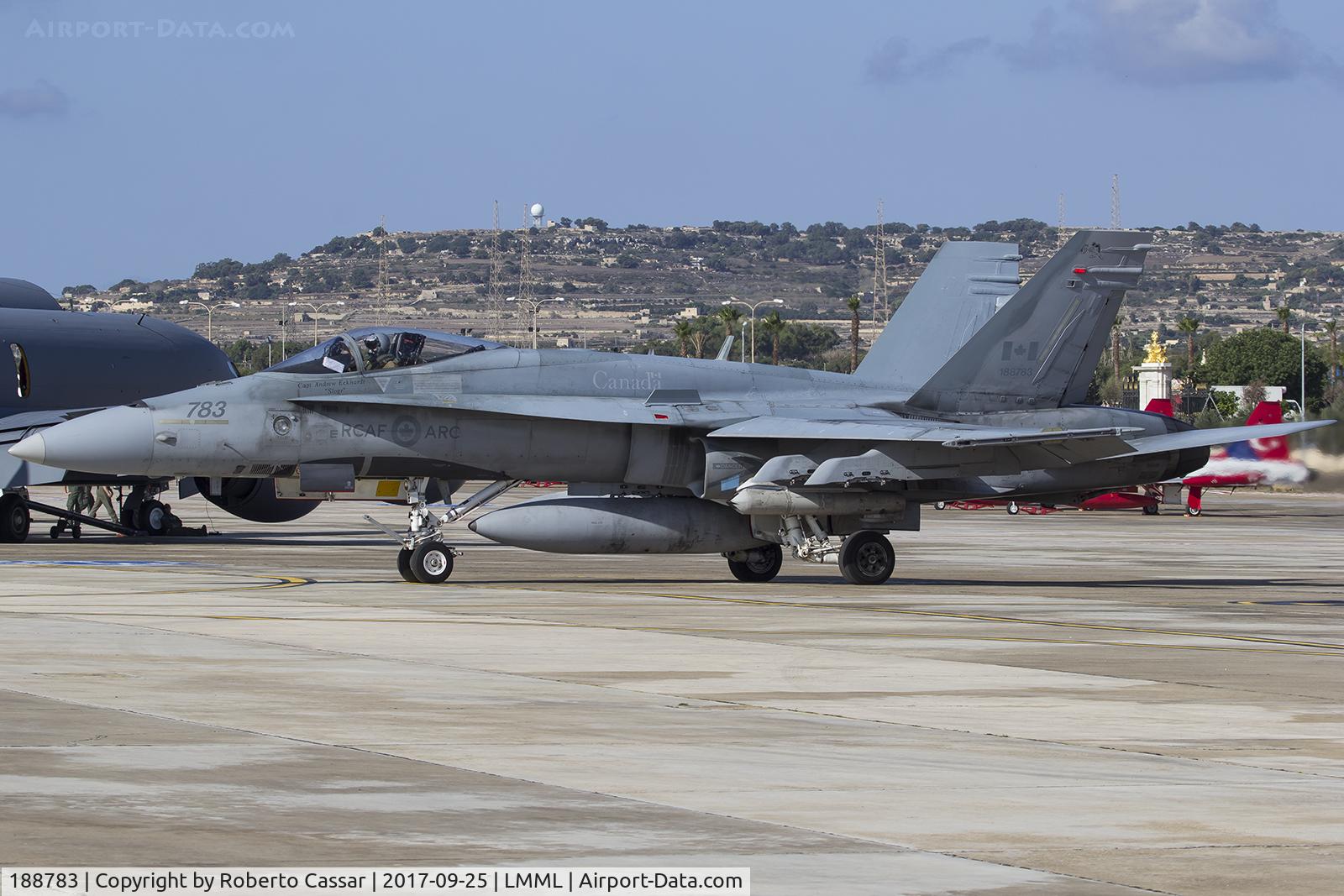 188783, 1987 McDonnell Douglas CF-188A Hornet C/N 0567/A474, Malta International Airshow 2017