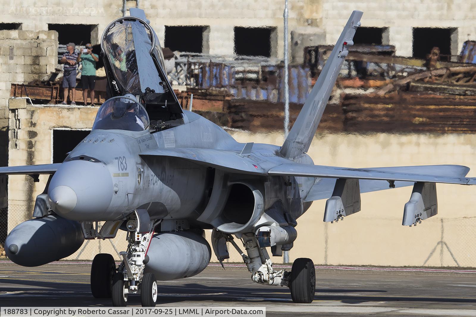 188783, 1987 McDonnell Douglas CF-188A Hornet C/N 0567/A474, Malta International Airshow 2017