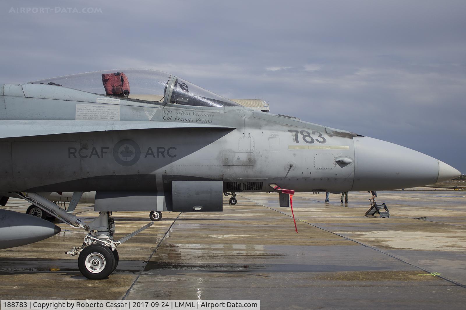 188783, 1987 McDonnell Douglas CF-188A Hornet C/N 0567/A474, Malta International Airshow 2017