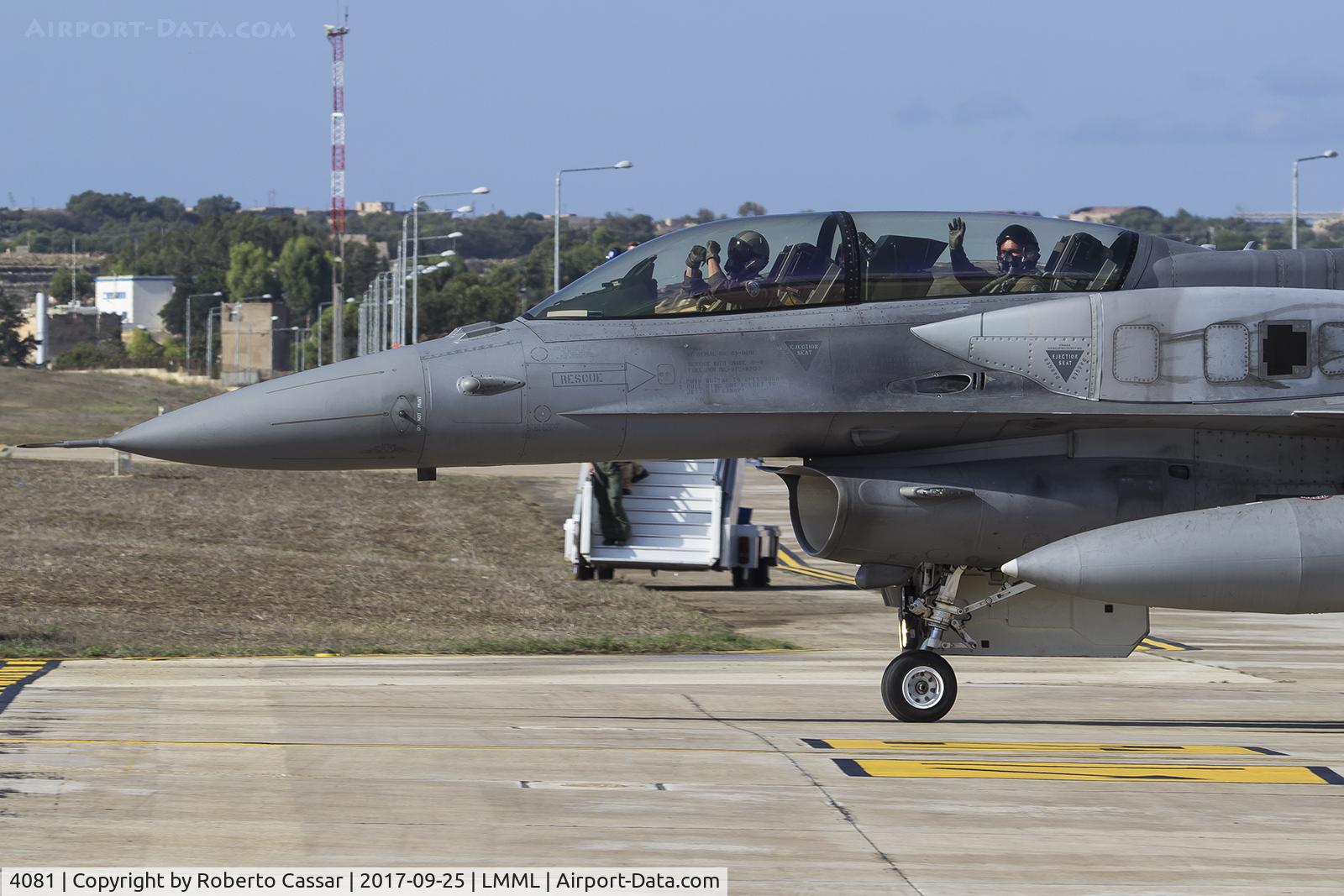 4081, 2003 Lockheed Martin F-16D Fighting Falcon C/N JD-6, Malta International Airshow 2017