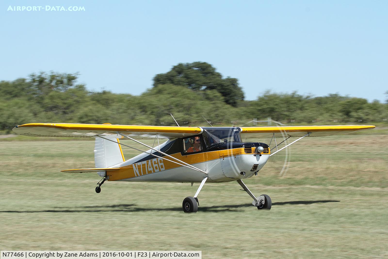 N77466, 1946 Cessna 120 C/N 11910, At the 2016 Ranger, Texas Fly-in