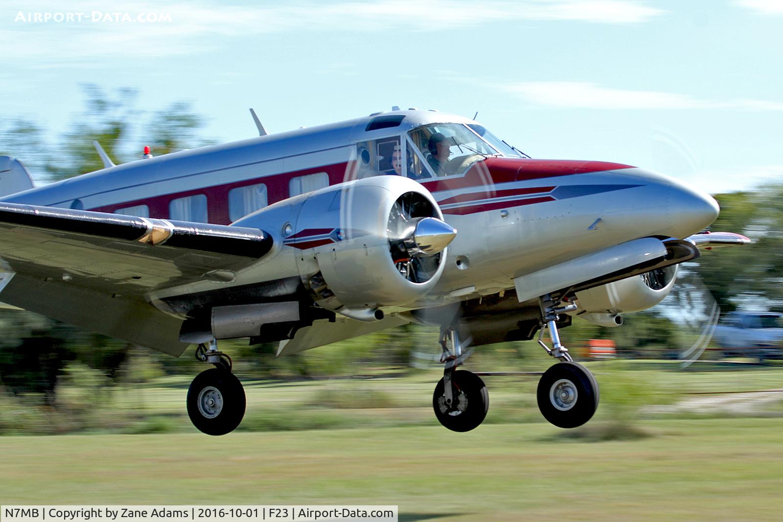 N7MB, 1959 Beech E18S C/N BA-448, At the 2016 Ranger, Texas Fly-in