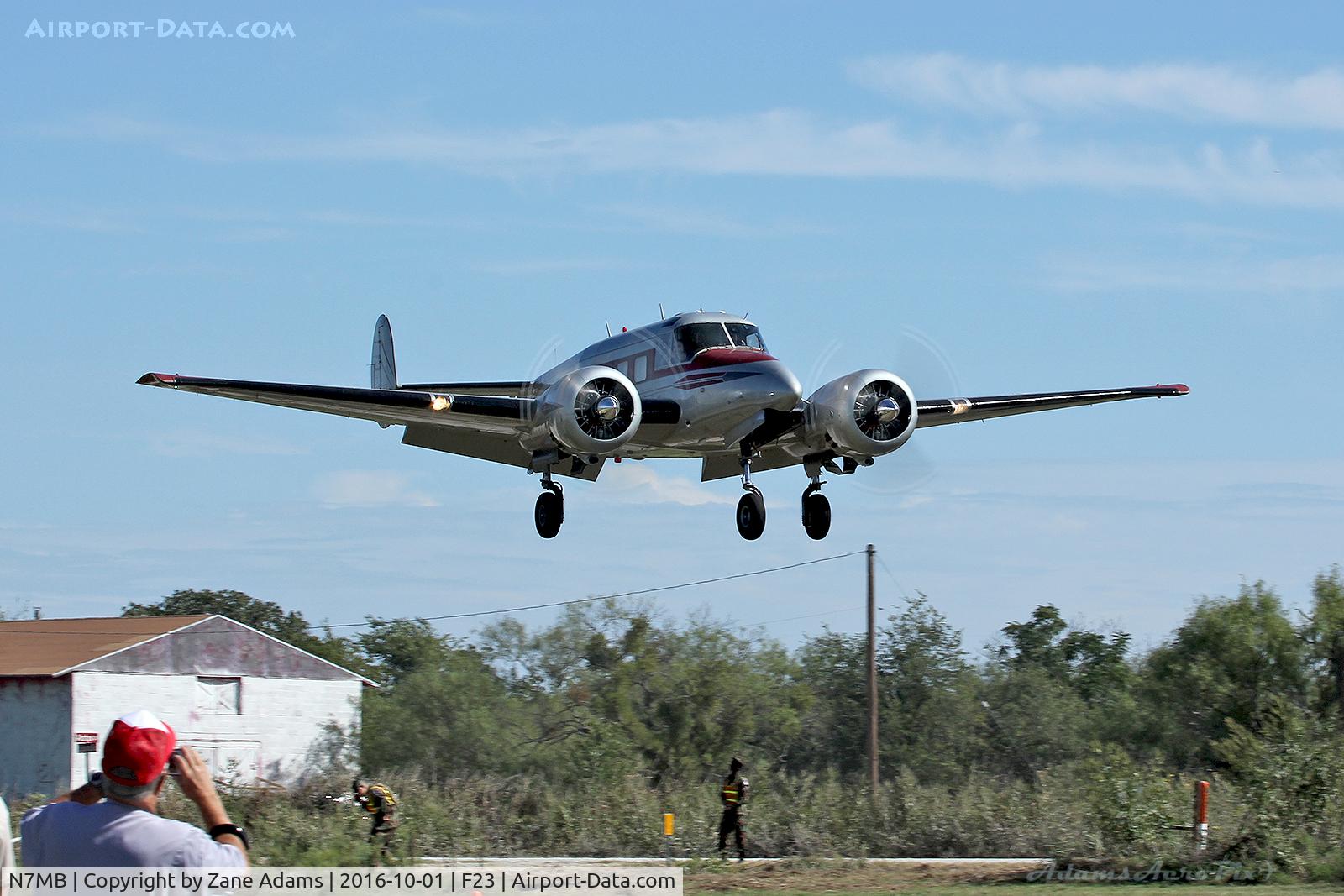 N7MB, 1959 Beech E18S C/N BA-448, At the 2016 Ranger, Texas Fly-in