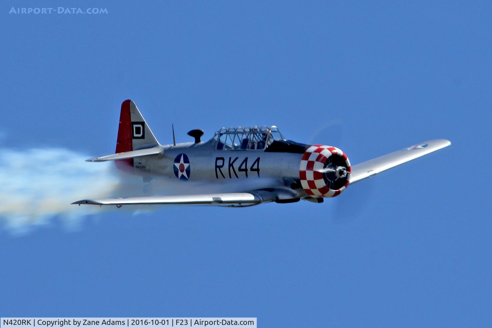 N420RK, 1942 North American AT-6D Texan C/N 42-84933, At the 2016 Ranger, Texas Fly-in