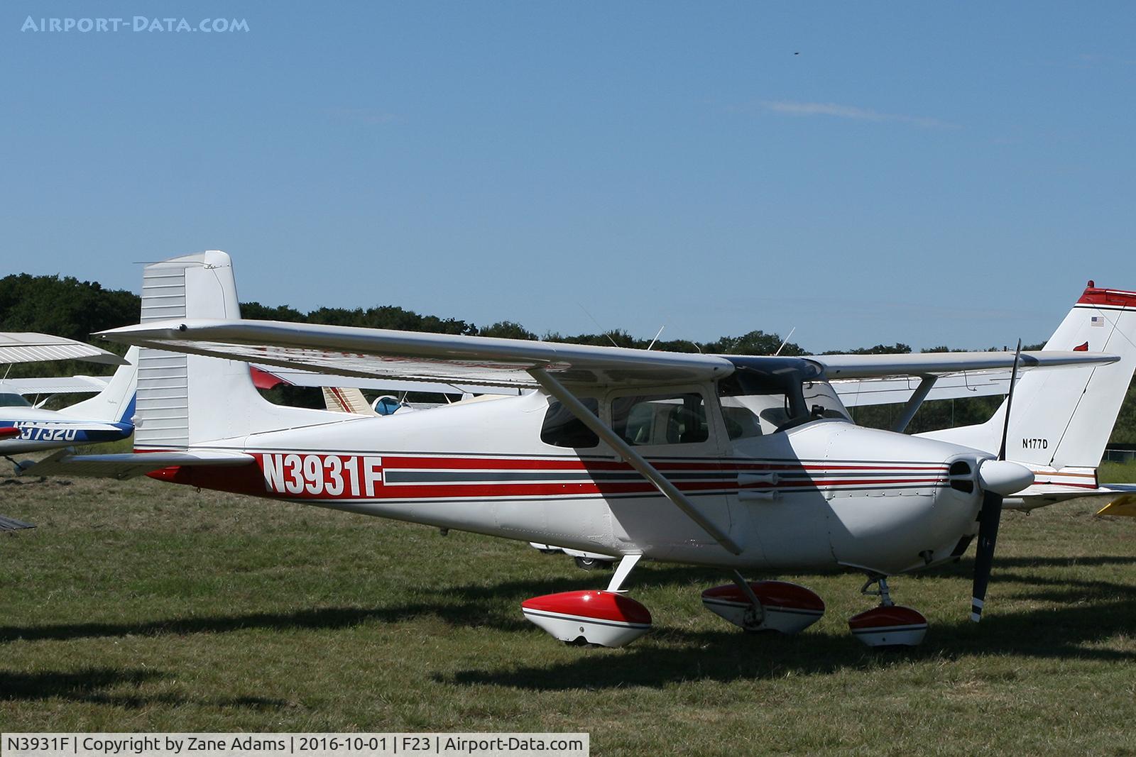 N3931F, 1958 Cessna 172 C/N 36831, At the 2016 Ranger, Texas Fly-in