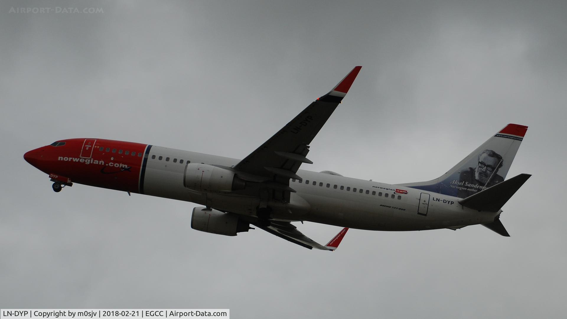 LN-DYP, 2011 Boeing 737-8JP C/N 39047, Taken from the Airport Pub