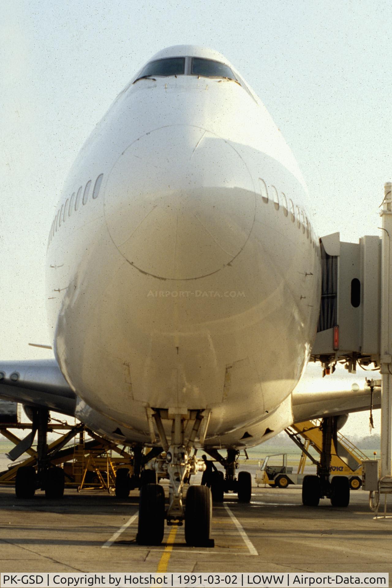 PK-GSD, 1980 Boeing 747-2U3B C/N 22249, Big nose