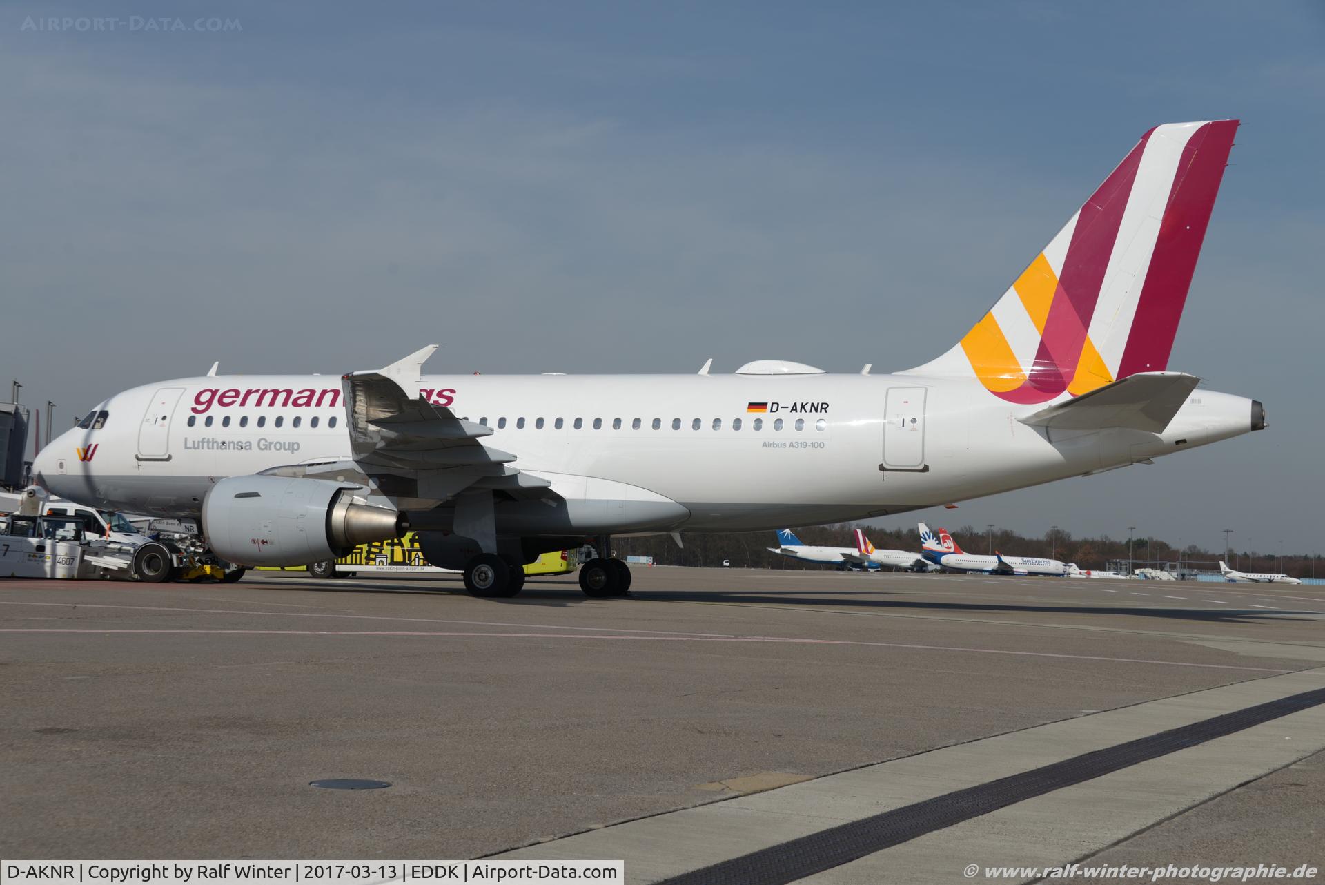 D-AKNR, 2000 Airbus A319-112 C/N 1209, Airbus A319-112 - 4U GWI Germanwings 'Spirit of T-com' - 1209 - D-AKNR - 13.03.2017 - CGN