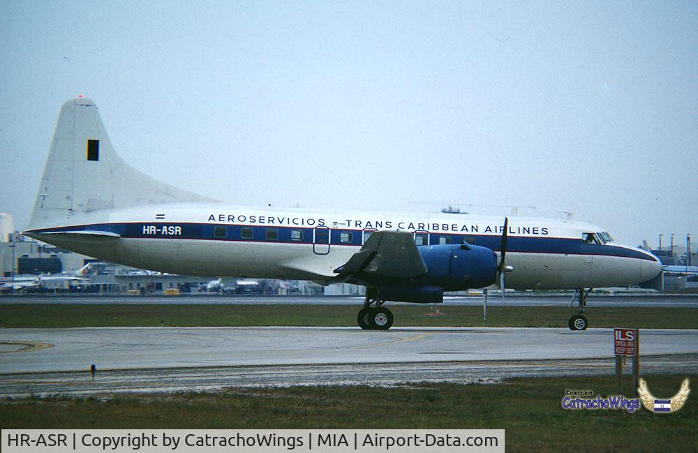 HR-ASR, 1954 Convair C-131B Samaritan C/N 266, At Miami ,June 1993
