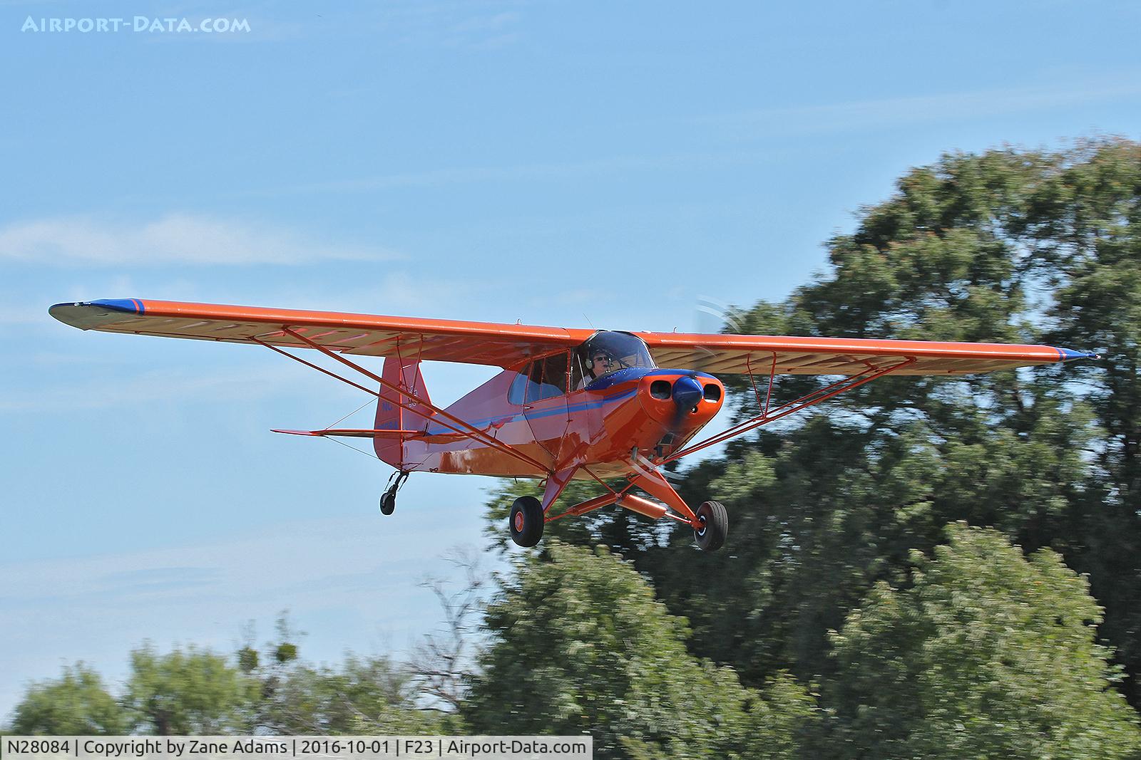 N28084, 1940 Piper J5A Cub Cruiser C/N 5-98, At the 2016 Ranger, Texas Fly-in