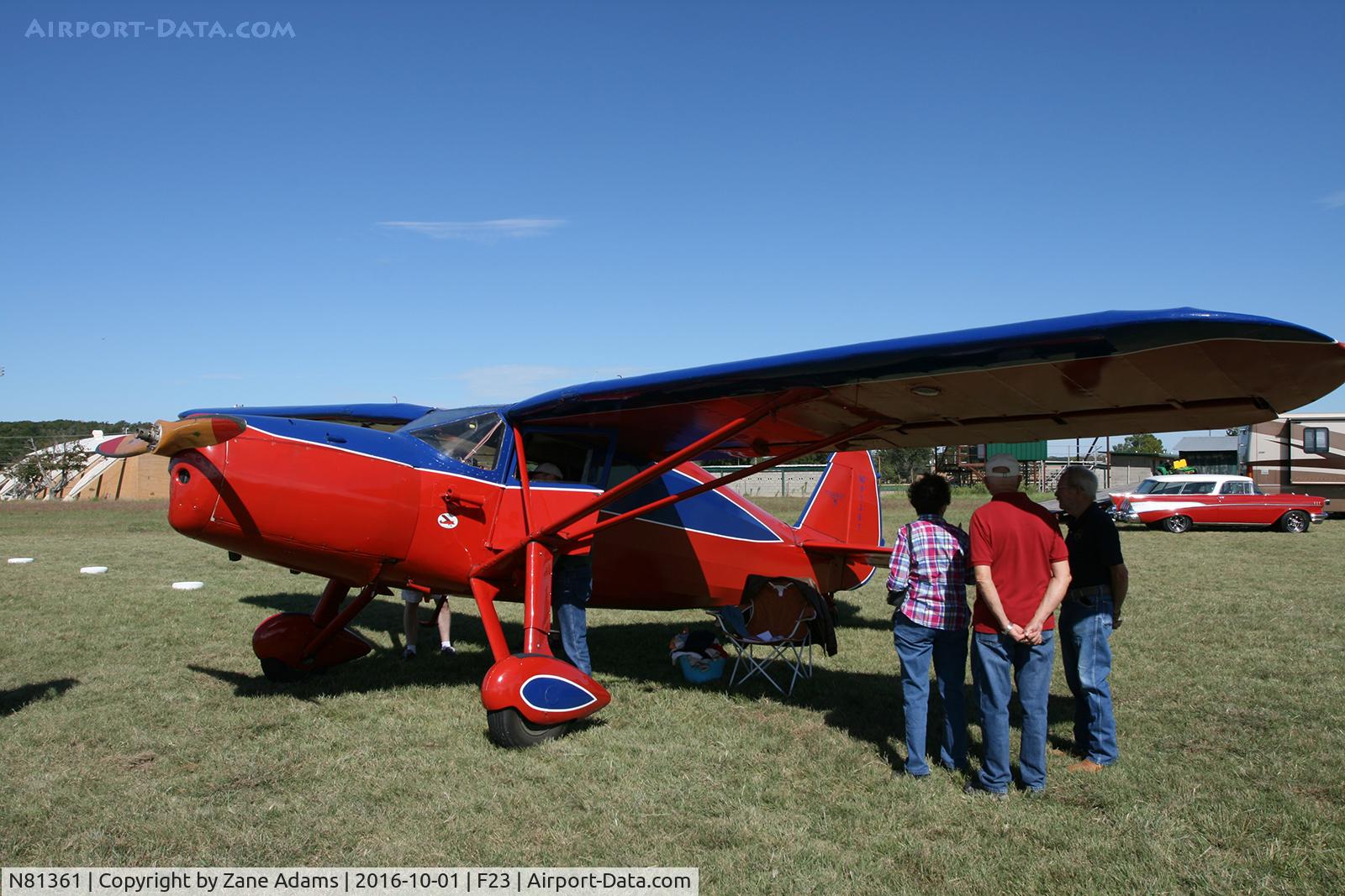 N81361, 1946 Fairchild 24R-46 C/N R46261, At the 2016 Ranger, Texas Fly-in