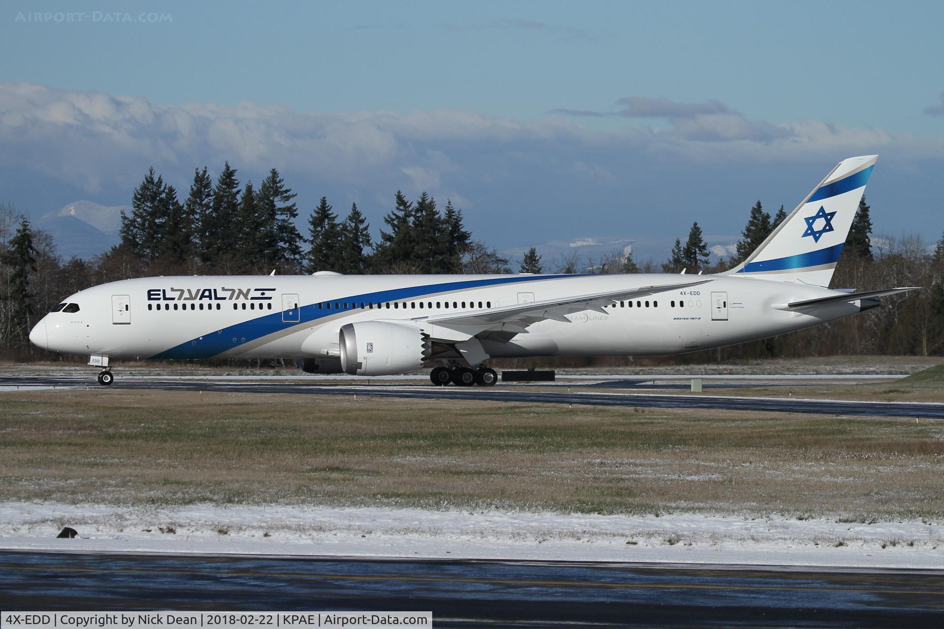 4X-EDD, 2018 Boeing 787-9 Dreamliner C/N 63392, PAE/KPAE Boeing 818