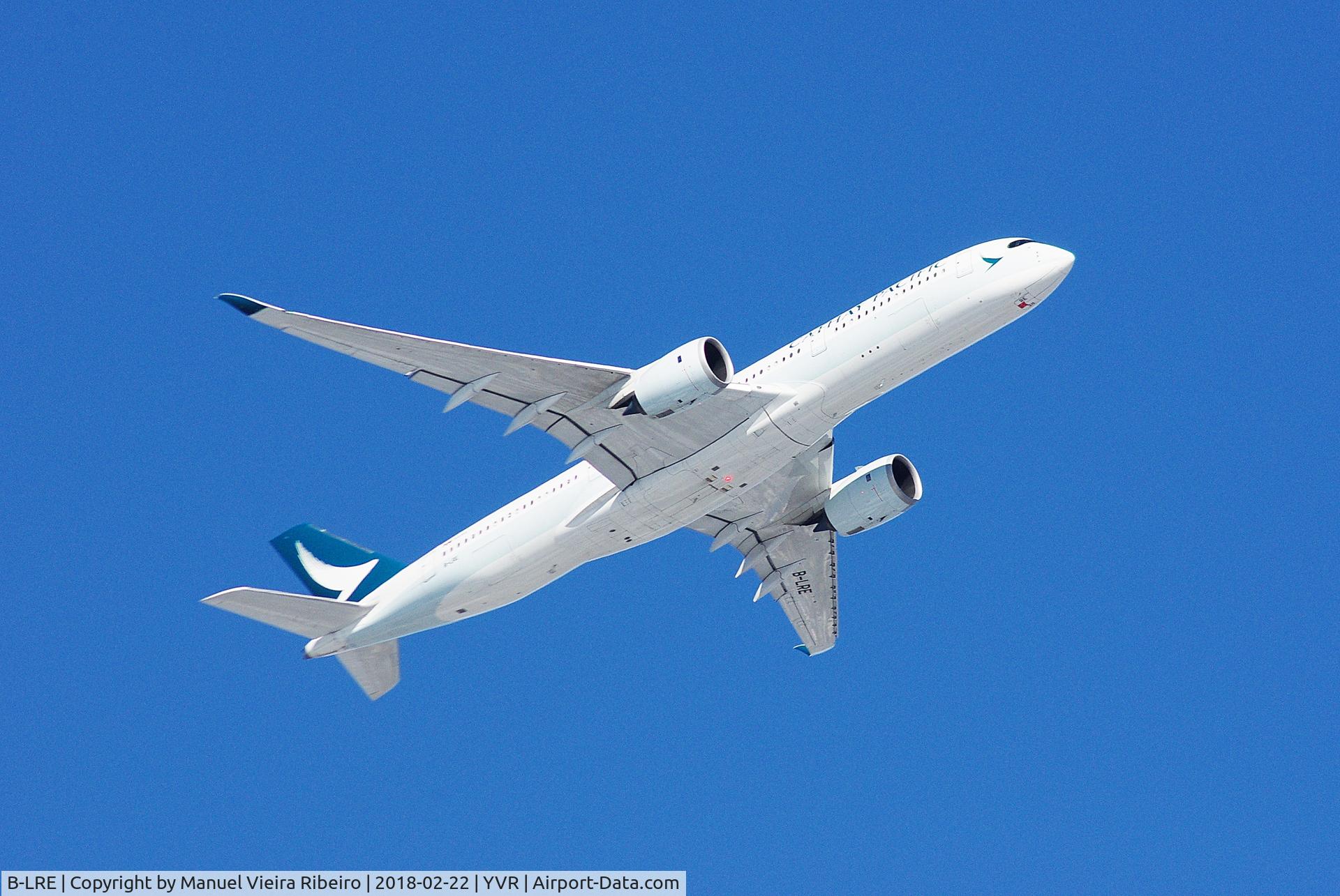 B-LRE, 2016 Airbus A350-941 C/N 039, Departure to HKG