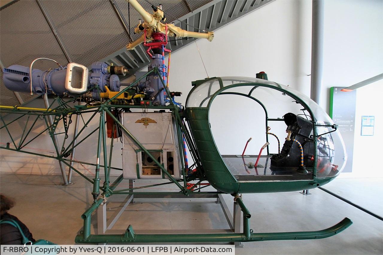 F-RBRO, Sud SA-313B Alouette II C/N 1703, Sud Aviation Alouette II SA 313 B n° 1703, Air & Space Museum Paris-Le Bourget (LFPB)