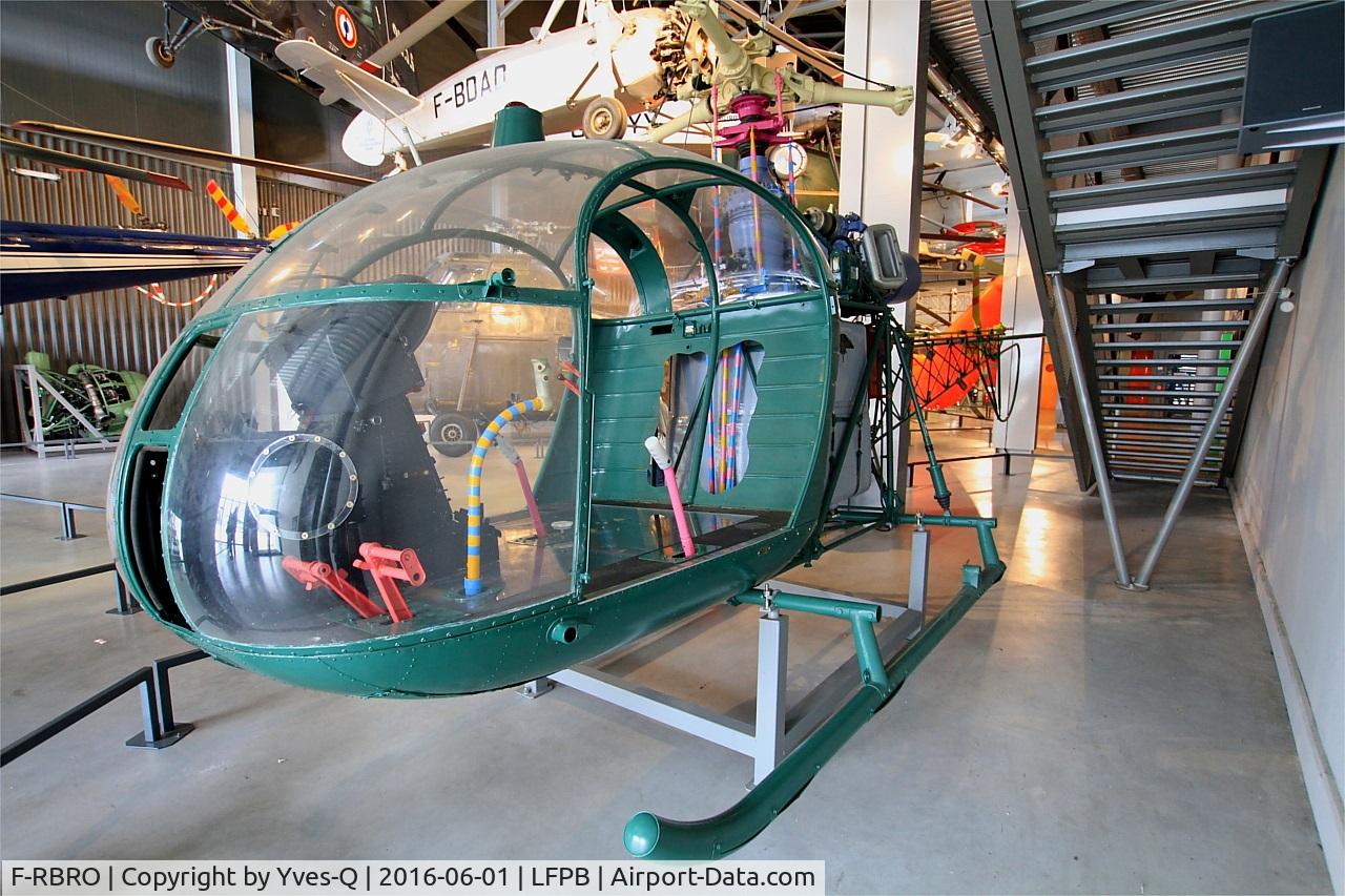F-RBRO, Sud SA-313B Alouette II C/N 1703, Sud Aviation Alouette II SA 313 B n° 1703, Air & Space Museum Paris-Le Bourget (LFPB)