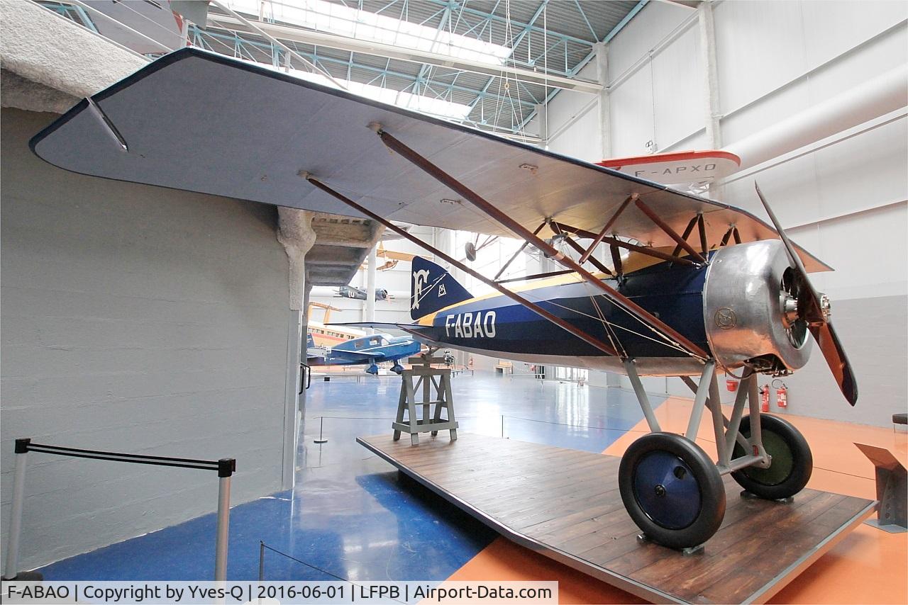 F-ABAO, Morane-Saulnier MS AI C/N 2283, Morane-Saulnier MS AI, Air & Space Museum Paris-Le Bourget (LFPB)