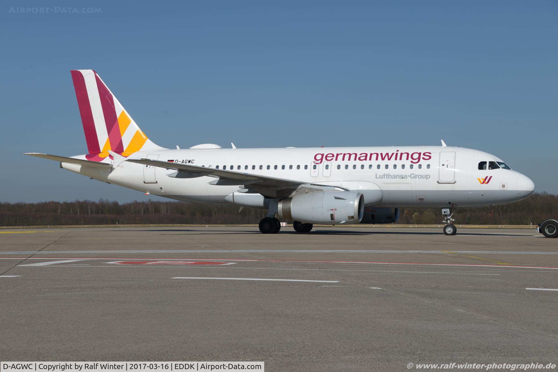 D-AGWC, 2006 Airbus A319-132 C/N 2976, Airbus A319-132 - 4U GWI Germanwings - 2976 - D-AGWC - 16.03.2017 - CGN