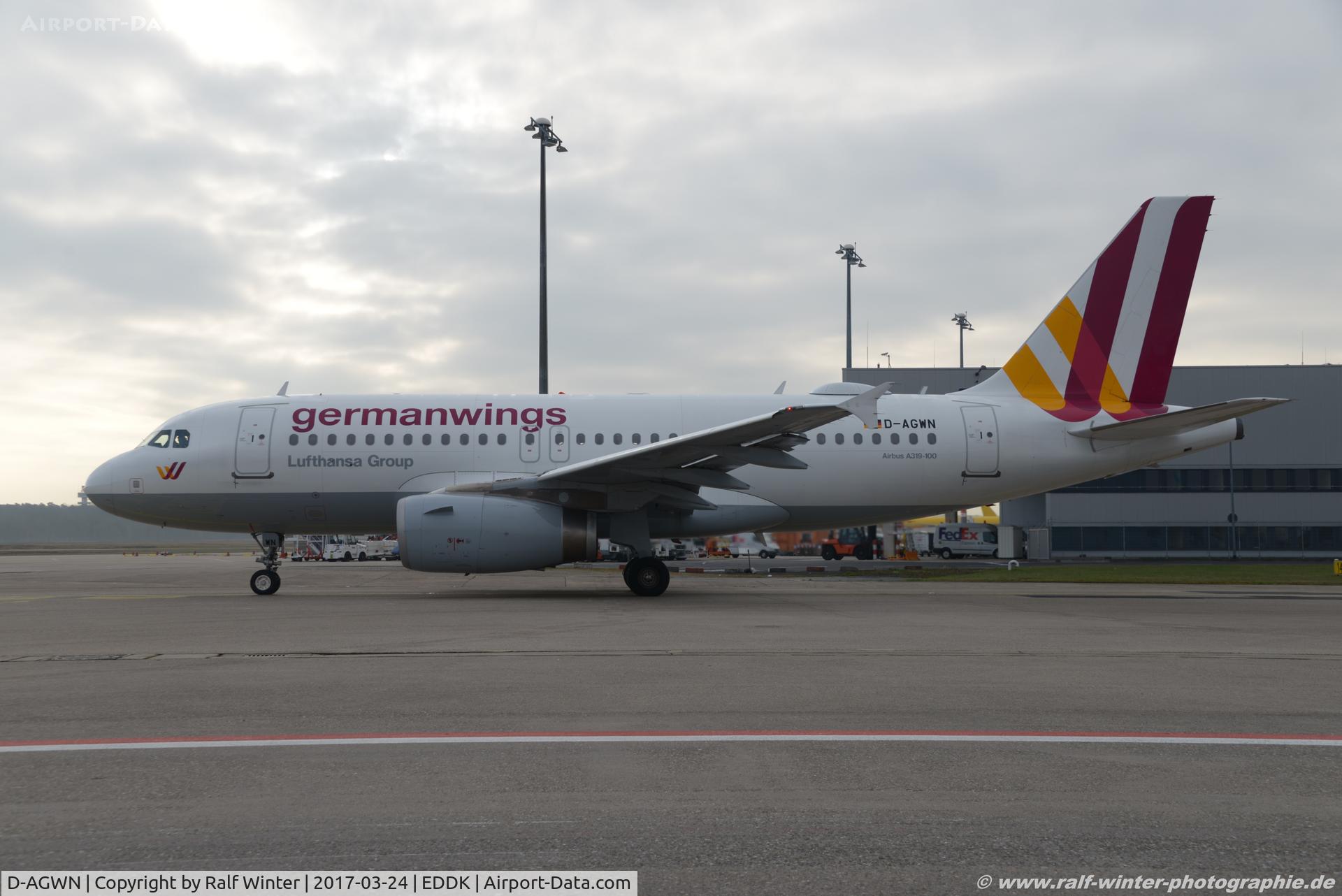 D-AGWN, 2009 Airbus A319-132 C/N 3841, Airbus A319-132 - 4U GWI Germanwings - 3841 - D-AGWN - 24.03.2017 - CGN