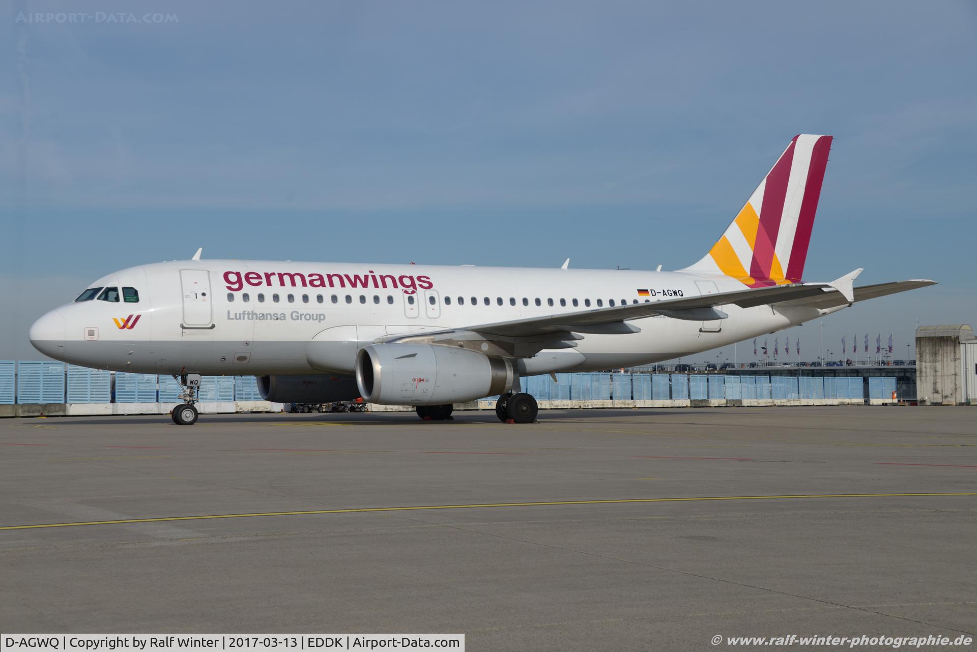 D-AGWQ, 2010 Airbus A319-132 C/N 4256, Airbus A319-132 - 4U GWI Germanwings - 4256 - D-AGWQ - 13.03.2017 - CGN