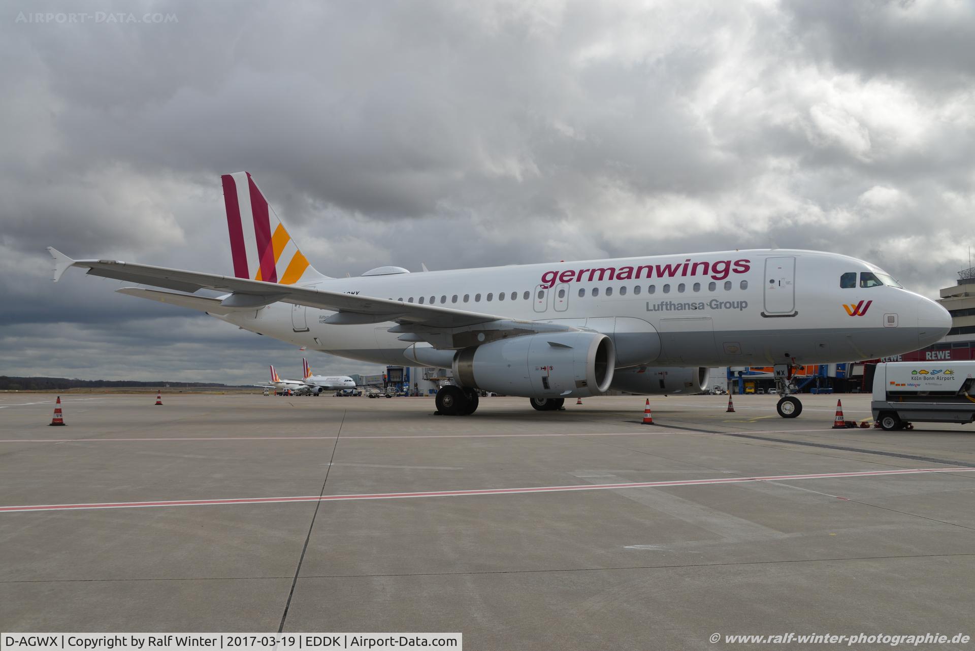 D-AGWX, 2013 Airbus A319-132 C/N 5569, Airbus A319-132 - 4U GWI Germanwings 'Köln' - 5569 - D-AGWX - 19.03.2017 - CGN