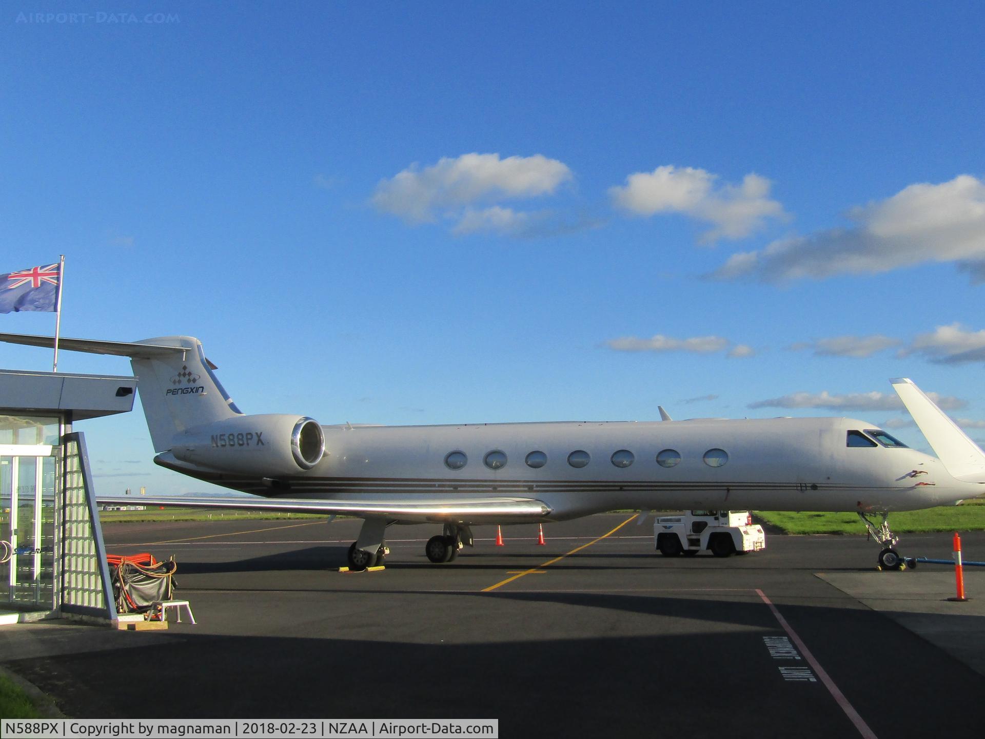 N588PX, Gulfstream Aerospace GV-SP (G550) C/N 5467, chinese based - in for year of the dog party